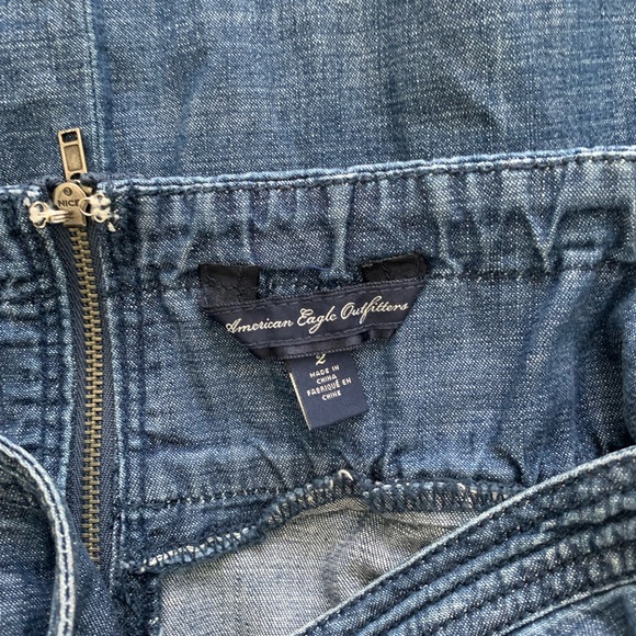 American Eagle Denim Strapless Dress. - Picture 3 of 3